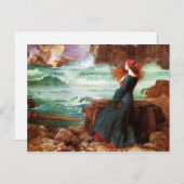 ウォーターハウスミランダザテンペストポストカード ポストカード (正面/裏面)