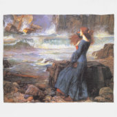 ウォーターハウスミランダザテンペスト フリースブランケット (正面(横))