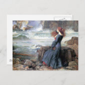 ウォーターハウスミランダ最も誘惑された女性船の難破船 ポストカード (正面/裏面)