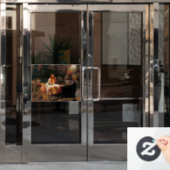 ウォーターハウスレディーオブシャロット ウィンドウサイン (オフィスドア)