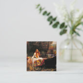 ウォーターハウスレディーオブシャロット エンクロージャーカード (スタンド正面)