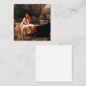 ウォーターハウスレディーオブシャロット エンクロージャーカード (正面/裏面)