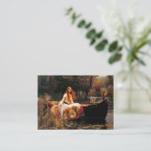 ウォーターハウスレディーオブシャロット エンクロージャーカード (スタンド正面)