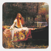 ウォーターハウスレディーオブシャロット スクエアシール (正面)