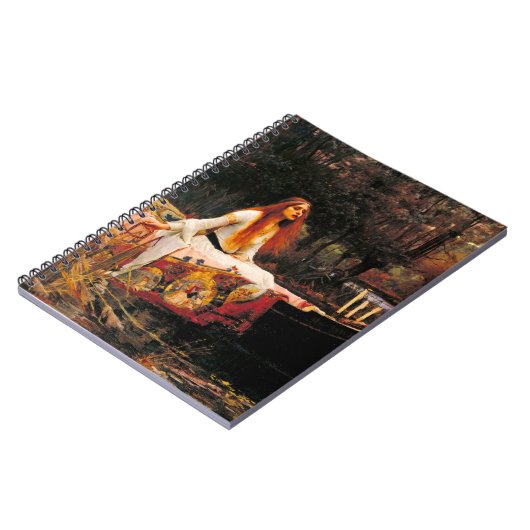 ウォーターハウスレディーオブシャロット ノートブック (左側)