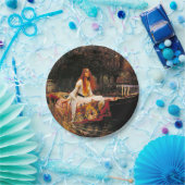 ウォーターハウスレディーオブシャロット ペーパープレート (パーティー)