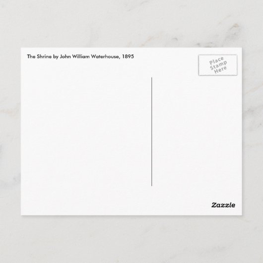 ウォーターハウス神社 ポストカード (裏面)