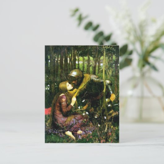 ウォーターハウス美しい女性 – 慈悲はがき無し ポストカード (スタンド正面)