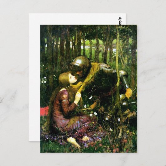 ウォーターハウス美しい女性 – 慈悲はがき無し ポストカード (正面/裏面)