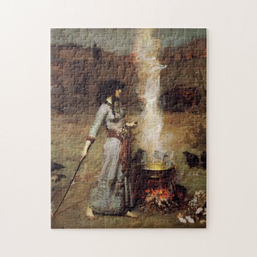 ウォーターハウス魔法の円のパズル ジグソーパズル (縦)