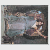 ウォーターハウス・オデュッセウスにカップを提供するサーチェ ラッピングペーパー (フラット)