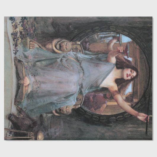 ウォーターハウス・オデュッセウスにカップを提供するサーチェ ラッピングペーパー (フラット)