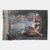 ウォーターハウス・オデュッセウスに杯を捧げるサーチェ キッチンタオル (横)