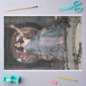 ウォーターハウス・オデュッセウスに杯を捧げるサーチェ 薄葉紙 (クラフト)