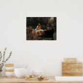 ウォーターハウス – ザレディーオブシャロット ポスター (キッチン)