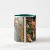 ウォーターハウス: バラの臭い ツートーンマグカップ (中央)