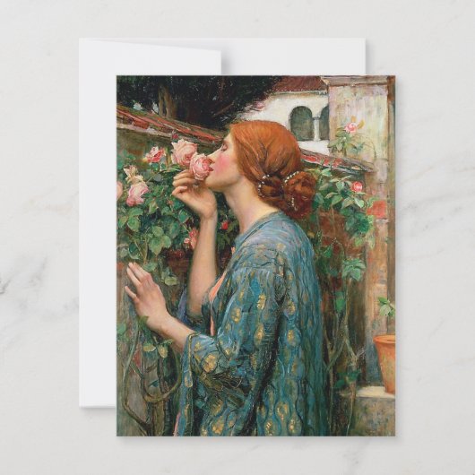 ウォーターハウス「バラの魂」招待状 招待状 (正面)