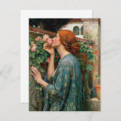 ウォーターハウス「バラの魂」招待状 招待状 (正面/裏面)