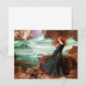 ウォーターハウス ミランダ ジ・テンペスト インビテーション (正面/裏面)