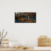 ウォーターハウス – ユリシーズとサイレン ポスター (キッチン)