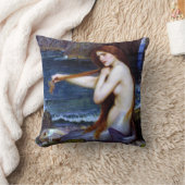 ウォーターハウス: 人魚 クッション (ブランケット)