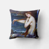 ウォーターハウス: 人魚 クッション (裏面)