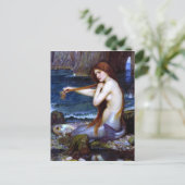 ウォーターハウス：人魚 ポストカード (スタンド正面)