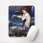 ウォーターハウス: 人魚 マウスパッド (マウス)