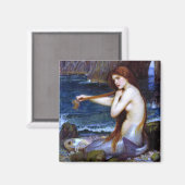 ウォーターハウス：人魚 マグネット (正面/裏面)
