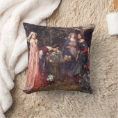 ウォーターハウス：魅惑の庭園 クッション (ブランケット)