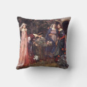 ウォーターハウス：魅惑の庭園 クッション (裏面)