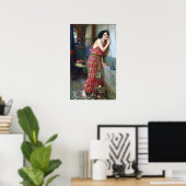 ウォーターハウス – Thisbe 1909 ポスター (ホームオフィス)