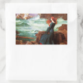 ウォーターハウスMiranda暴風雨のステッカー 長方形シール (バッグ)