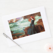 ウォーターハウスMiranda暴風雨のステッカー 長方形シール (封筒)