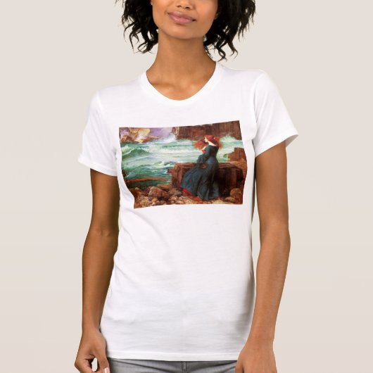 ウォーターハウスMiranda暴風雨のTシャツ Tシャツ (正面)
