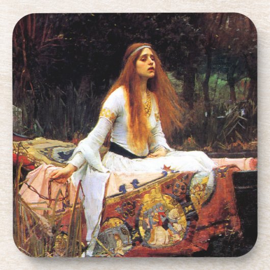 ウォーターハウスShalottのコースターの女性 コースター (正面)