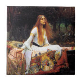 ウォーターハウスShalottのタイルの女性 タイル (正面)