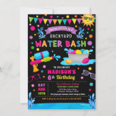 ウォーターバッシュガールサマーバースデーパーティー 招待状 (正面)
