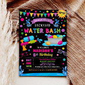 ウォーターバッシュガールサマーバースデーパーティー 招待状
