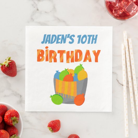 ウォーターバルーンプールパーティーキッズサマー誕生日 (インサイチュ)