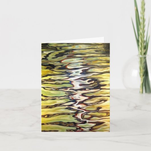 "ウォーターバレエ" - Notecard カード (正面)