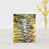 "ウォーターバレエ" - Notecard カード (黄色い花)