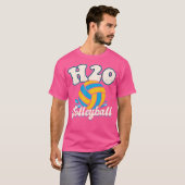 ウォーターバレーボールH2Ofor Water Volleyball Lover Tシャツ (正面フル)