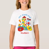 ウォーターパーク誕生日シャツプールパーティー Tシャツ (正面)