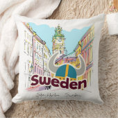 ウォーターパーソナライズされたカラーストックホルムスウェーデン クッション (ブランケット)