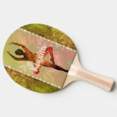 ウォーターパーソナライズされたカラーバレリナマンダラス 卓球ラケット (横)