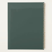 ウォーターパーソナライズされたカラーレイクサイドキャンププランナー プランナー手帳 (裏面)