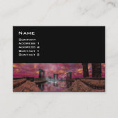 ウォーターパープル黒人科学フィクション寺院 名刺 (正面)