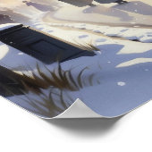 ウォータービクトリアンカラーカロラーズインスノーイ通り ポスター (角)