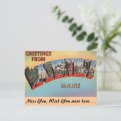 ウォータービルからの挨拶 ポストカード (スタンド正面)